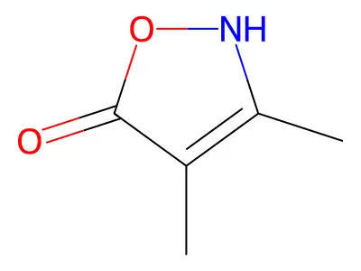 5(2H)-Isoxazolone, 3,4-dimethyl- structure