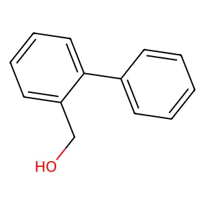 (1,1'-Biphenyl)-2-methanol structure
