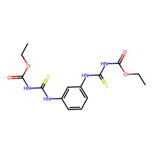 ethyl N-[[3-(ethoxycarbonylcarbamothioylamino)phenyl]carbamothioyl]carbamate structure