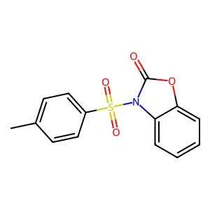 3-(4-Methylphenyl)sulfonyl-1,3-benzoxazol-2-one structure