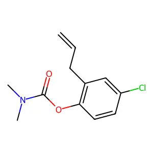 4-Chloro-2-(prop-2-en-1-yl)phenyl dimethylcarbamate structure