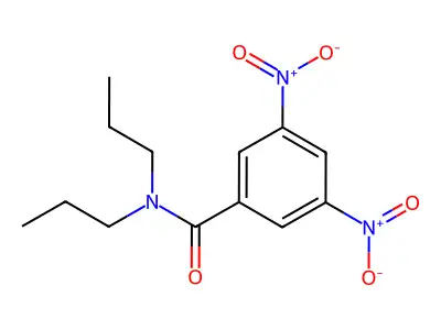N,N-Dipropyl-3,5-dinitrobenzamide structure