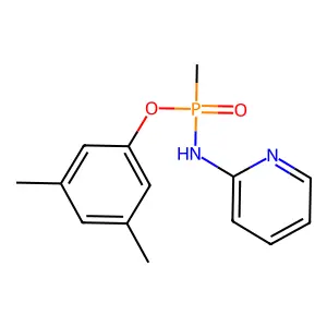 n-[(3,5-Dimethylphenoxy)(methyl)phosphoryl]pyridin-2-amine structure