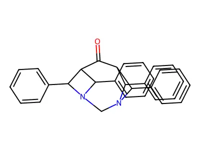 4,8,9,10-Tetraphenyl-1,3-diazatricyclo[5.1.1.1(3,5)]decan-6-one structure