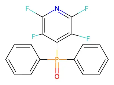 4-Diphenylphosphoryl-2,3,5,6-tetrafluoropyridine structure