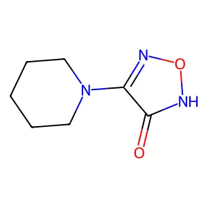 4-(1-Piperidinyl)-1,2,5-oxadiazol-3(2H)-one structure