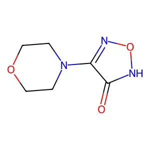 3-Hydroxy-4-(morpholin-4-yl)-1,2,5-oxadiazole structure