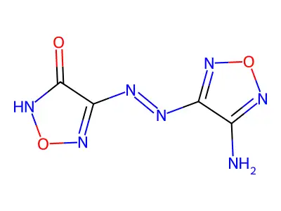 4-[2-(4-Amino-1,2,5-oxadiazol-3-yl)diazenyl]-1,2,5-oxadiazol-3(2H)-one structure