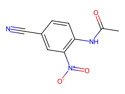 4-Cyano-2-nitrophenyl acetate structure