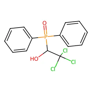 2,2,2-Trichloro-1-(diphenylphosphoryl)ethan-1-ol structure