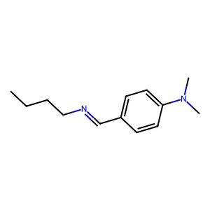 Benzenamine, 4-[(butylimino)methyl]-N,N-dimethyl- structure