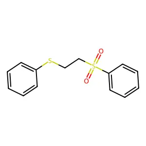 Benzene, [[2-(phenylsulfonyl)ethyl]thio]- structure