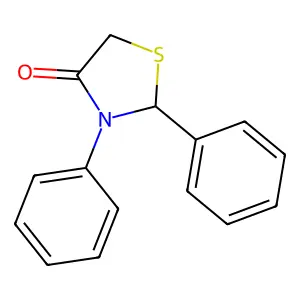 2,3-Diphenyl-4-thiazolidinone structure