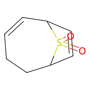 9-Thiabicyclo[4.2.1]nona-2,7-diene 9,9-dioxide structure