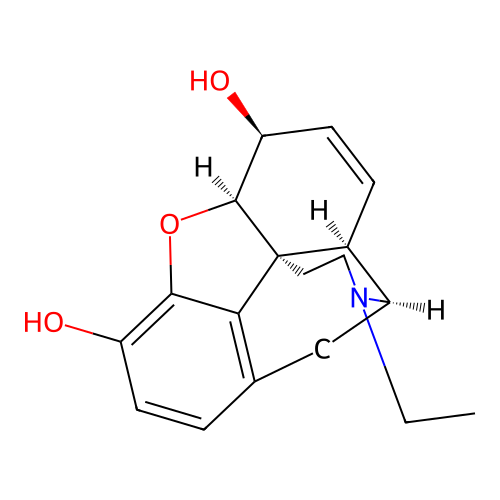 N-Ethylnormorphine structure
