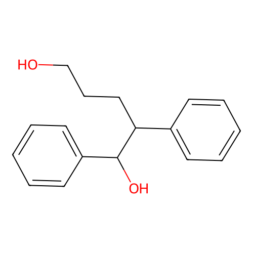 1,2-Diphenylpentane-1,5-diol structure