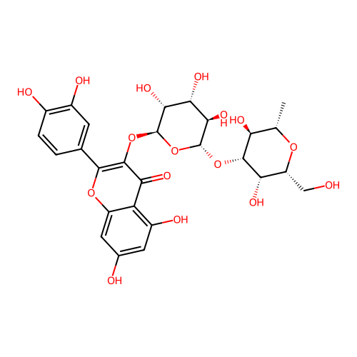 Quercetin-3-O-neohesperidose structure