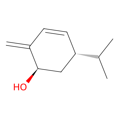 (1R,5S)-2-Methylene-5-(1-methylethyl)-3-cyclohexen-1-ol structure