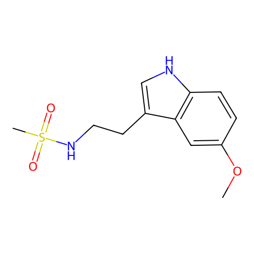 N-[2-(5-Methoxy-1H-indol-3-yl)ethyl]methanesulfonamide structure
