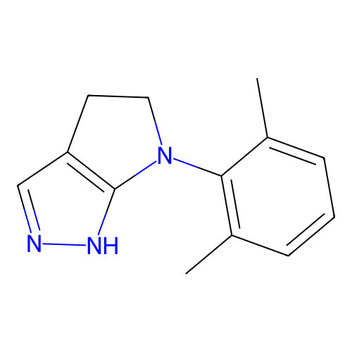 6-(2,6-Dimethylphenyl)-1,4,5,6-tetrahydropyrrolo[2,3-c]pyrazole structure