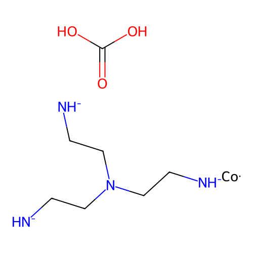 2-[Bis(2-azanidylethyl)amino]ethylazanide;carbonic acid;cobalt structure