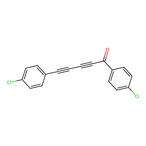 2,4-Pentadiyn-1-one, 1,5-bis(4-chlorophenyl)- structure