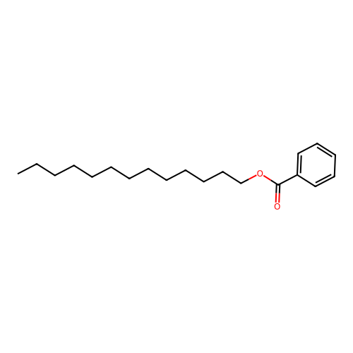 Tridecyl benzoate structure