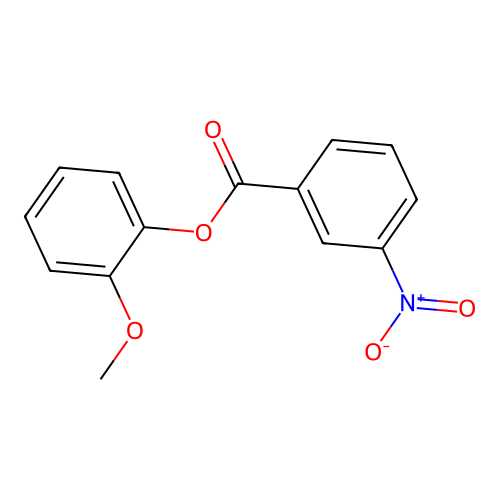 2-Methoxyphenyl 3-nitrobenzoate structure