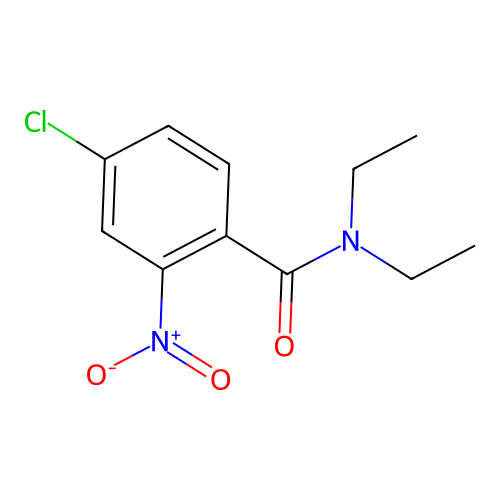 4-chloro-N,N-diethyl-2-nitrobenzamide structure