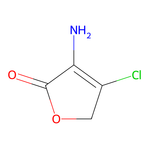 2-Furanone, 3-amino-4-chloro- structure