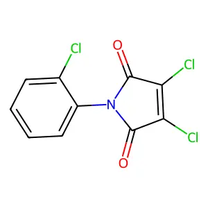 3,4-Dichloro-1-(2-chlorophenyl)-1H-pyrrole-2,5-dione structure