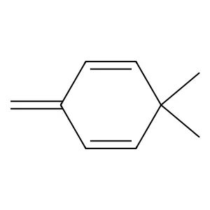 3,3-Dimethyl-6-methylidene-1,4-cyclohexadiene structure