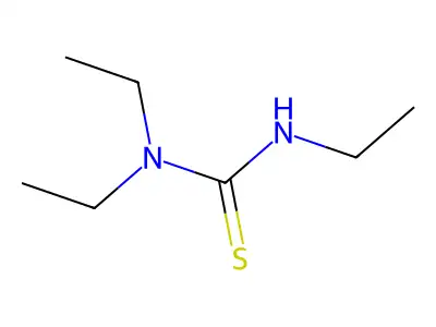 N,N,N'-Triethylthiourea structure