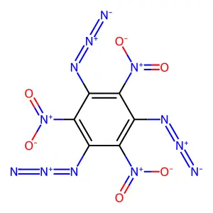 1,3,5-三叠氮-2,4,6-三硝基苯 structure