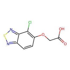 2-[(4-Chloro-2,1,3-benzothiadiazol-5-yl)oxy]acetic acid structure