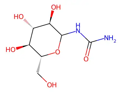 D-Glucosylurea structure