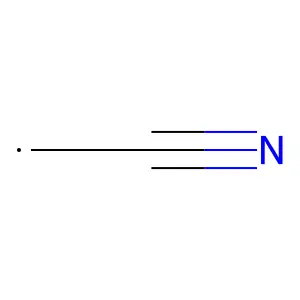 Cyanomethyl radical structure