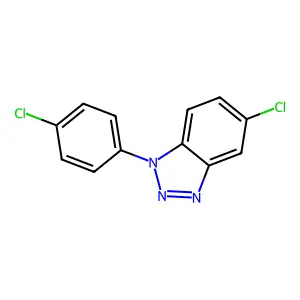 1H-Benzotriazole, 5-chloro-1-(4-chlorophenyl)- structure