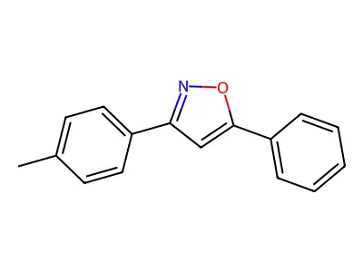 Isoxazole, 3-(4-methylphenyl)-5-phenyl- structure
