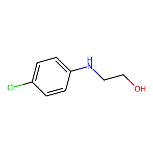 2-[(4-Chlorophenyl)amino]ethanol structure