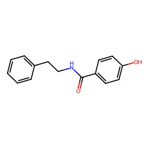 4-hydroxy-N-(2-phenylethyl)benzamide structure