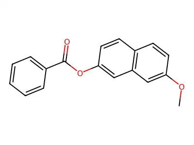 7-Methoxynaphthalen-2-yl benzoate structure