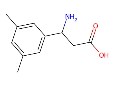 3-amino-3-(3,5-dimethylphenyl)propanoic Acid structure