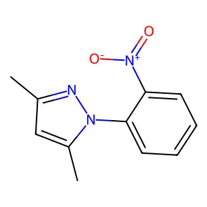 3,5-dimethyl-1-(2-nitrophenyl)-1H-pyrazole structure