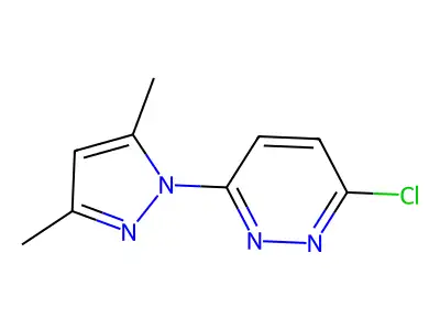 3-Chloro-6-(3,5-dimethylpyrazol-1-yl)pyridazine structure