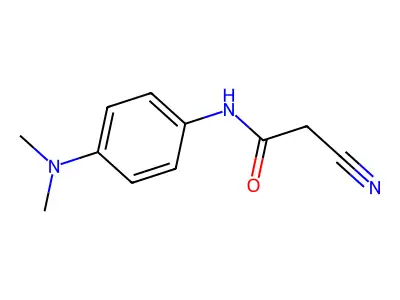2-cyano-N-(4-(dimethylamino)phenyl)acetamide structure