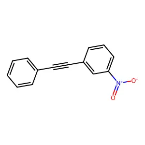 1-nitro-3-(phenylethynyl)benzene structure