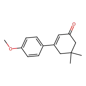 3-(4-Methoxyphenyl)-5,5-dimethyl-cyclohex-2-en-1-one structure
