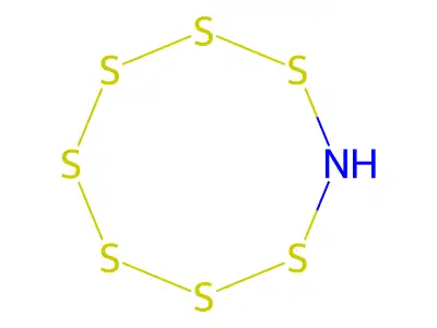 亚氨基七硫 structure