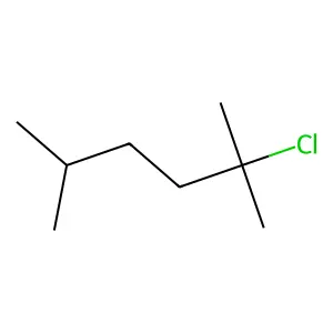 2-Chloro-2,5-dimethylhexane structure
